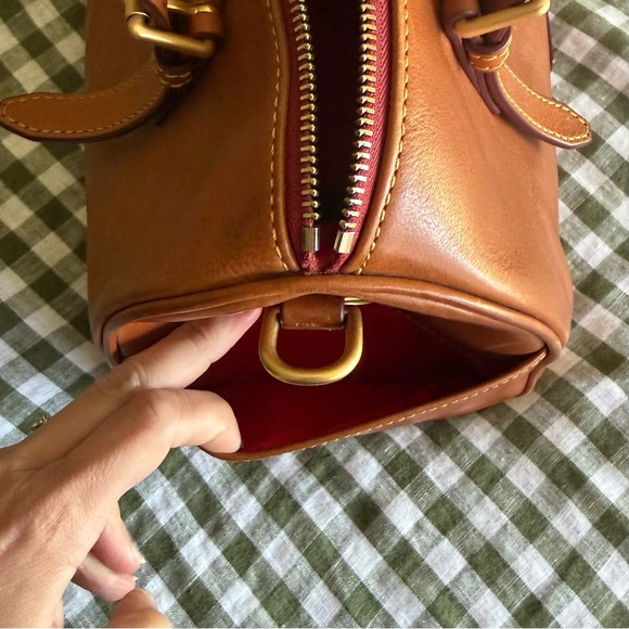 Dooney & Bourke Florentine Olivia Satchel in Natural π - Picture 5 of 12